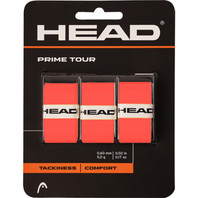 Head Prime Tour Overgrips (Pack of 3) - Red - main image