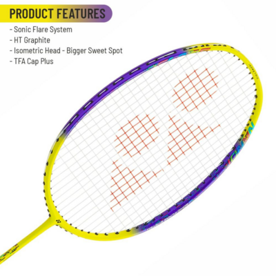 Yonex Nanoflare 002 Clear Badminton Racket [Strung] - main image