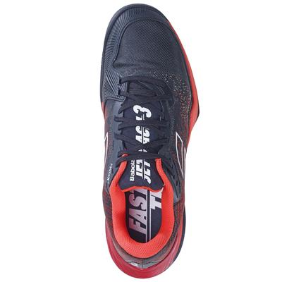 Babolat Mens Jet Mach 3 Tennis Shoes - Black/Poppy Red - main image