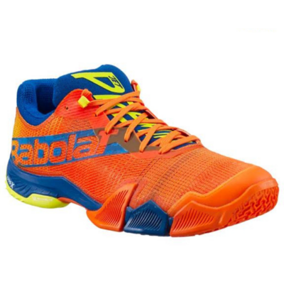 Babolat Mens Jet Premura Padel Shoes - Orange/Dark Blue - main image