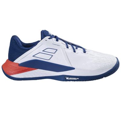 Babolat Mens Propulse Fury 3 All Court Tennis Shoes - White/Estate Blue - main image