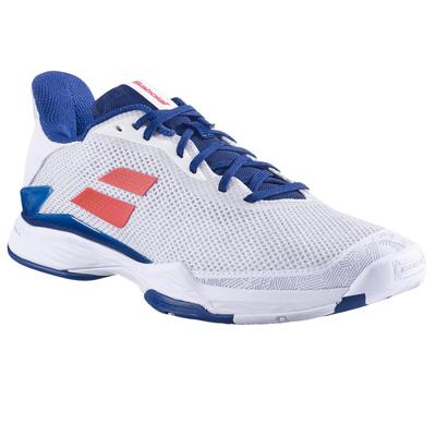 Babolat Mens Jet Tere Tennis Shoes - White/Estate Blue - main image