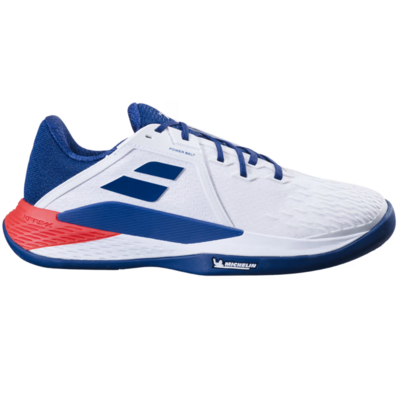 Babolat Mens Propulse Fury Clay Tennis Shoes - White/Estate Blue - main image