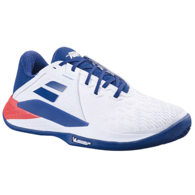 Babolat Mens Propulse Fury Clay Tennis Shoes - White/Estate Blue - main image