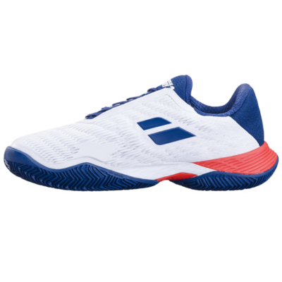 Babolat Mens Propulse Fury Clay Tennis Shoes - White/Estate Blue - main image