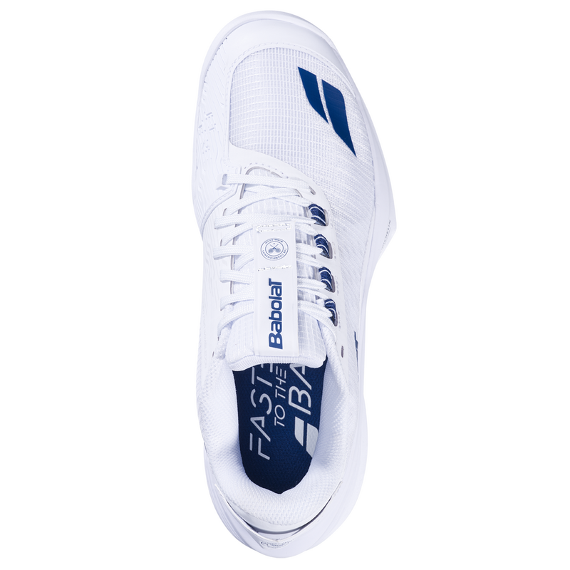 Babolat Mens Jet Tere 2 Wimbledon All Court Tennis Shoes - White/Blue Navy - main image