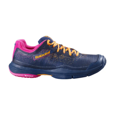 Babolat Womens Jet Ritma Padel Shoes - Navy/Orange - main image