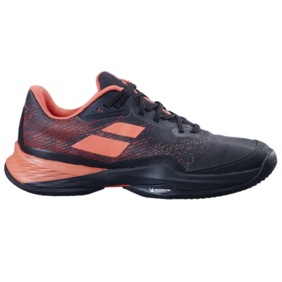 Babolat Womens Jet Mach III Tennis Sand Grass Shoes -  Black / Living Coral - main image