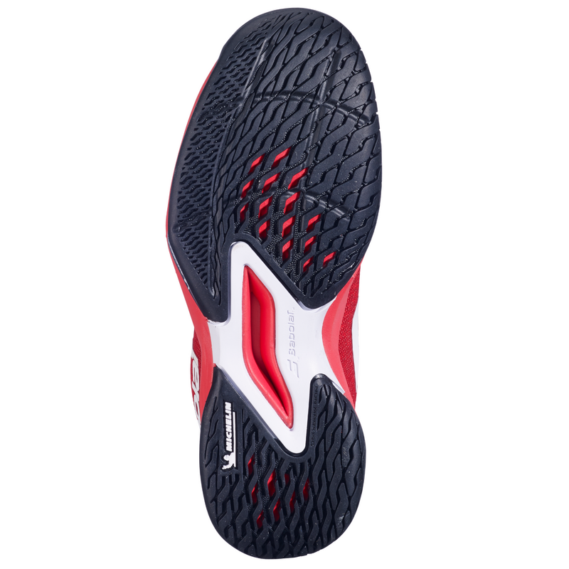 Babolat Jet Mach 3 All Court Junior Tennis Shoes - Red/White - main image