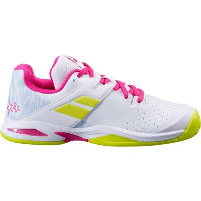 Babolat Kids Propulse Tennis Shoes - White/Red Rose - main image