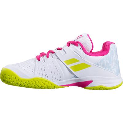 Babolat Kids Propulse Tennis Shoes - White/Red Rose - main image