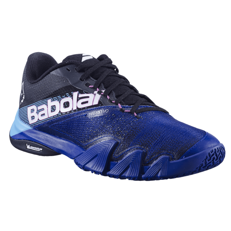 Babolat Mens Jet Premura 2 Lebron Padel Shoes - Black/Mazarine Blue - main image