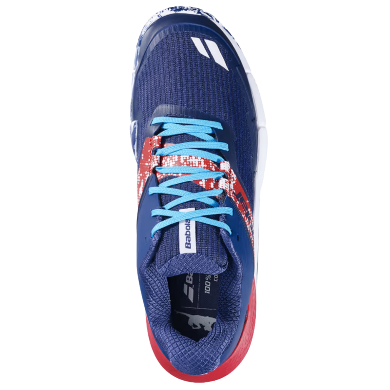Babolat Mens Movea 2 Padel Shoes - Dark Blue/Chilli Red - main image