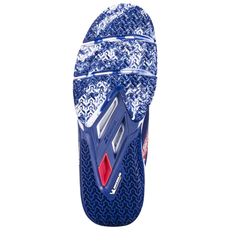 Babolat Mens Movea 2 Padel Shoes - Dark Blue/Chilli Red - main image
