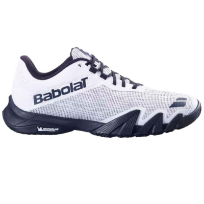 Babolat Mens Jet Viva Padel Shoes - White / Black - main image