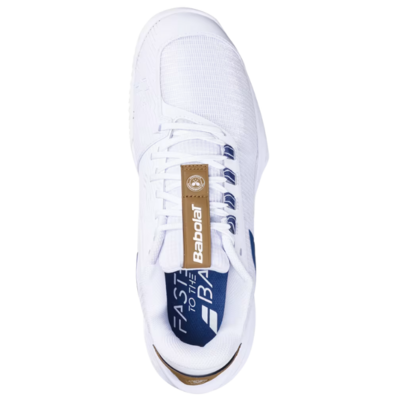 Babolat Mens Jet Tere 2 Wimbledon Sand Grass Tennis Shoes - White/Navy - main image