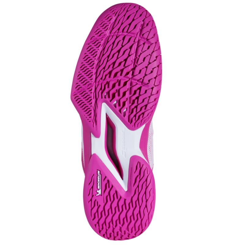Babolat Womens Jet Tere 2 All Court Tennis Shoes - White/Fandango Pink - main image