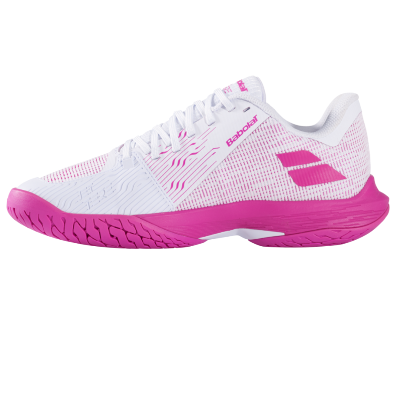 Babolat Womens Jet Tere 2 All Court Tennis Shoes - White/Fandango Pink - main image