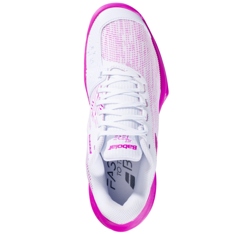 Babolat Womens Jet Tere 2 All Court Tennis Shoes - White/Fandango Pink - main image