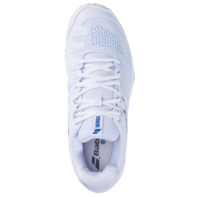 Babolat Womens Sensa Padel Shoes - White/Blue - main image