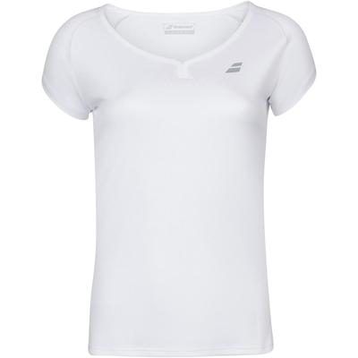 Babolat Girls Play Cap Sleeve Top - White - main image