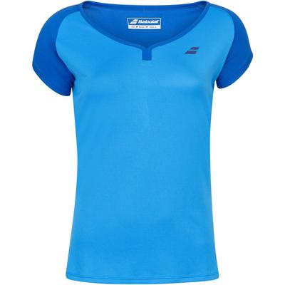 Babolat Girls Play Cap Sleeve Top - Blue Aster - main image