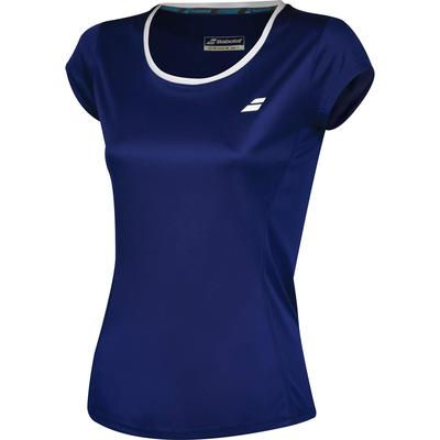 Babolat Girls Core Flag Club Tee - Estate Blue - main image