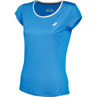 Babolat Girls Core Flag Club Tee - Diva Blue - main image