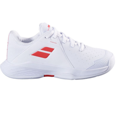 Babolat Propulse 3 All Court Junior Girl Tennis Shoes - White/Red - main image