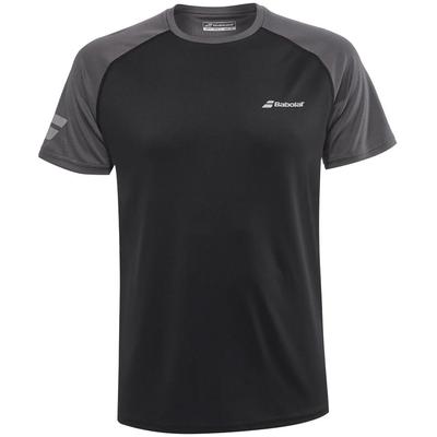 Babolat Mens Play Crew Neck Tee - Black - main image