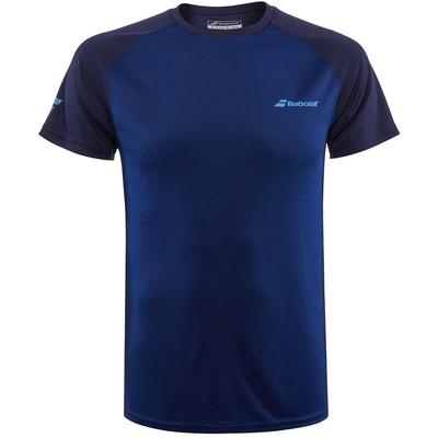 Babolat Mens Play Crew Neck Tee - Estate Blue - main image