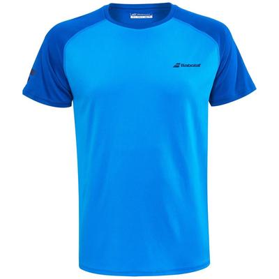 Babolat Mens Play Crew Neck Tee - Blue Aster - main image