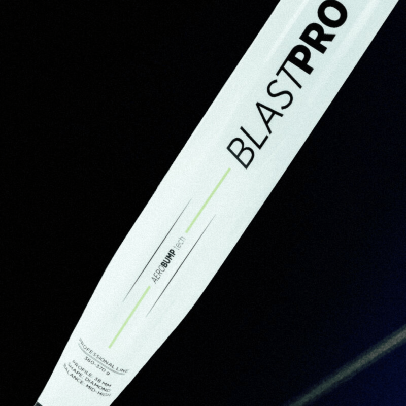 Joma Blast Pro HRD Juanlu Esbri Padel Racket - White/Royal Blue - main image