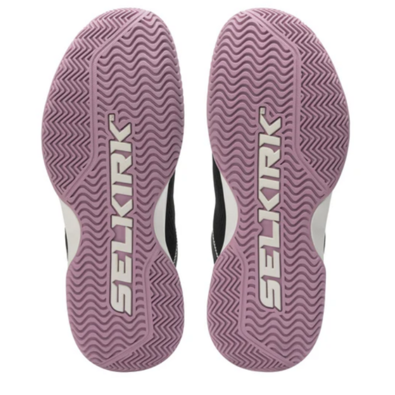 Selkirk Womens Court Strike Pickleball Shoes- Black Winerberry - main image