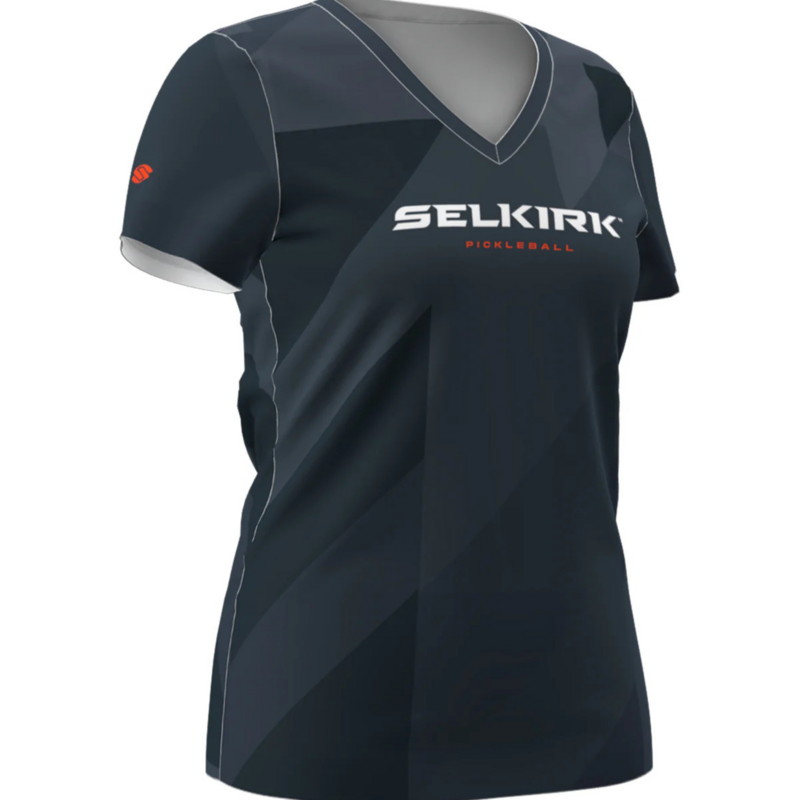 Selkirk Womens Symmetrix V-Neck Tee - Navy - main image