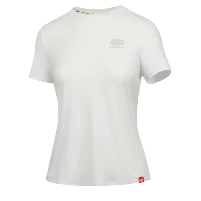 Selkirk Womens Essentials Dual Soft Short Sleeve Tee- White - main image