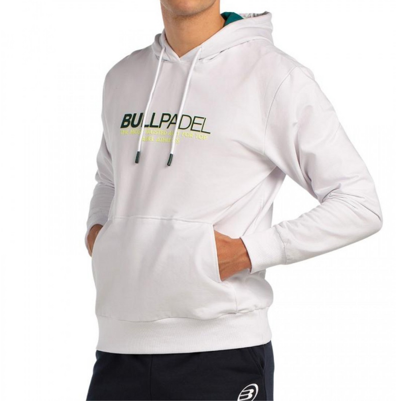 Bullpadel Mens Boyen Hoodie - White - main image