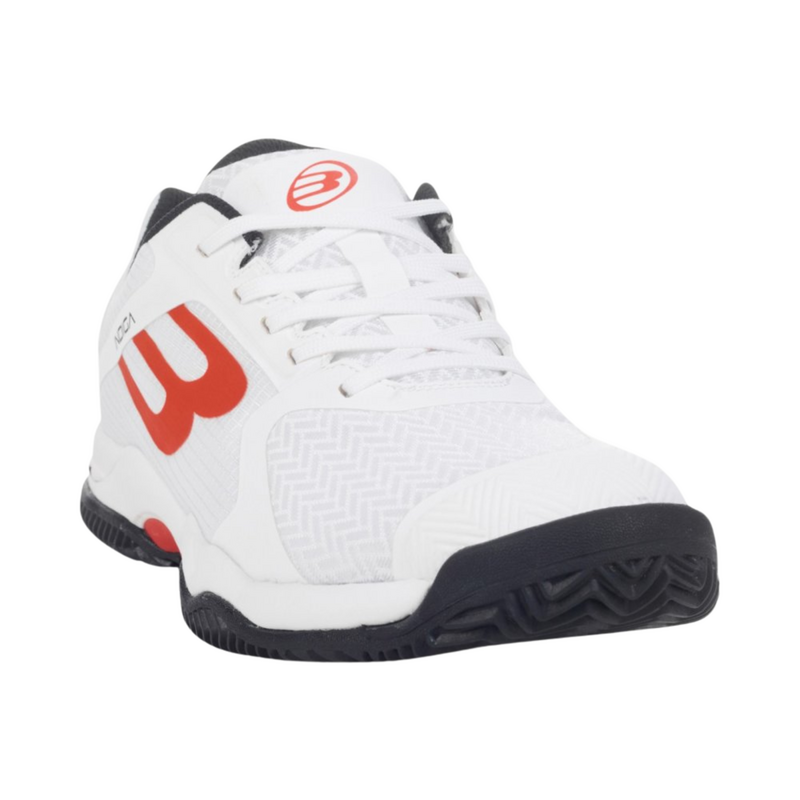 Bullpadel Mens Indiga 25I Padel Shoes - White/Red - main image