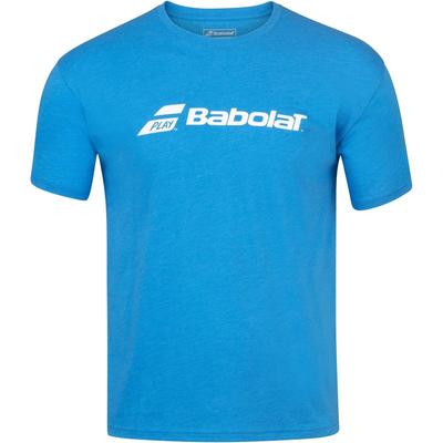 Babolat Boys Exercise Crew Neck Tee - Blue Aster Heather - main image