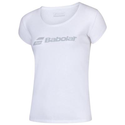 Babolat Girls Exercise Tee - White - main image