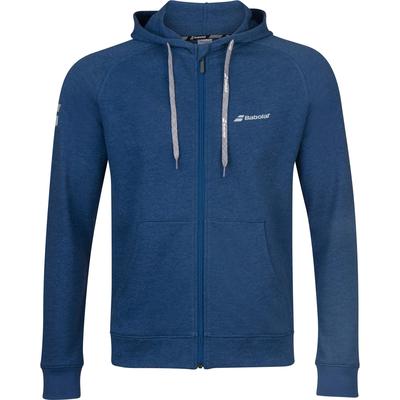 Babolat Mens Exercise Hood Jacket - Estate Blue Heather - main image