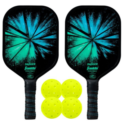 Franklin Dagger Fiberglass Paddles and Balls - 2 Player Pickleball Set - main image