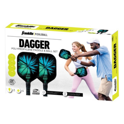 Franklin Dagger Fiberglass Paddles and Balls - 2 Player Pickleball Set - main image