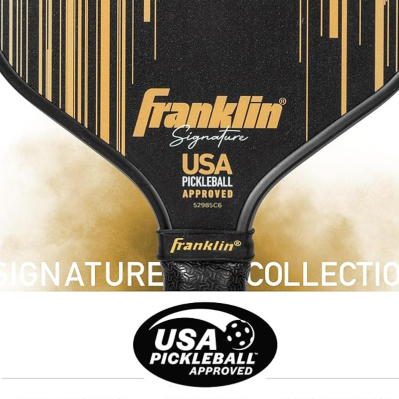 Franklin Signature Pro 16mm Pickleball Paddle - Black/Gold - main image