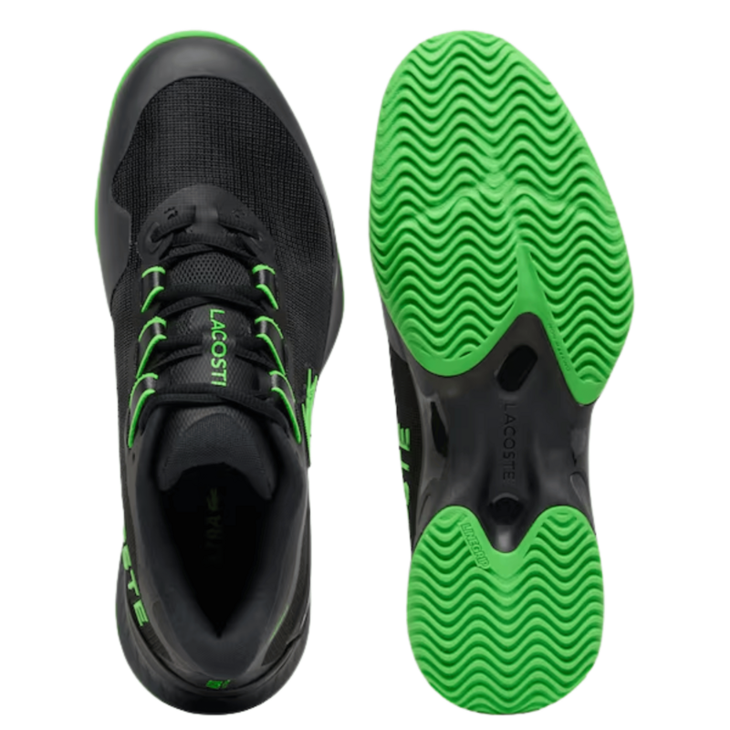 Lacoste Men's AG-LT Ultra Padel Shoes - Black/Green - main image