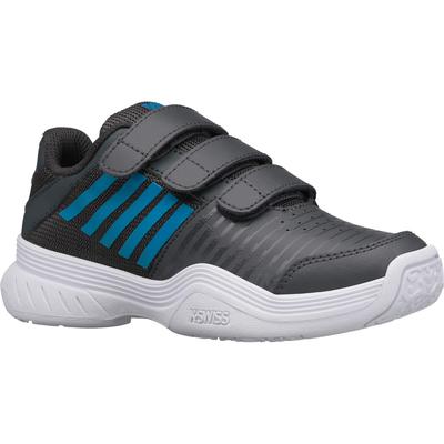 K-Swiss Kids Court Express Strap Omni Tennis Shoes - Dark Shadow - main image