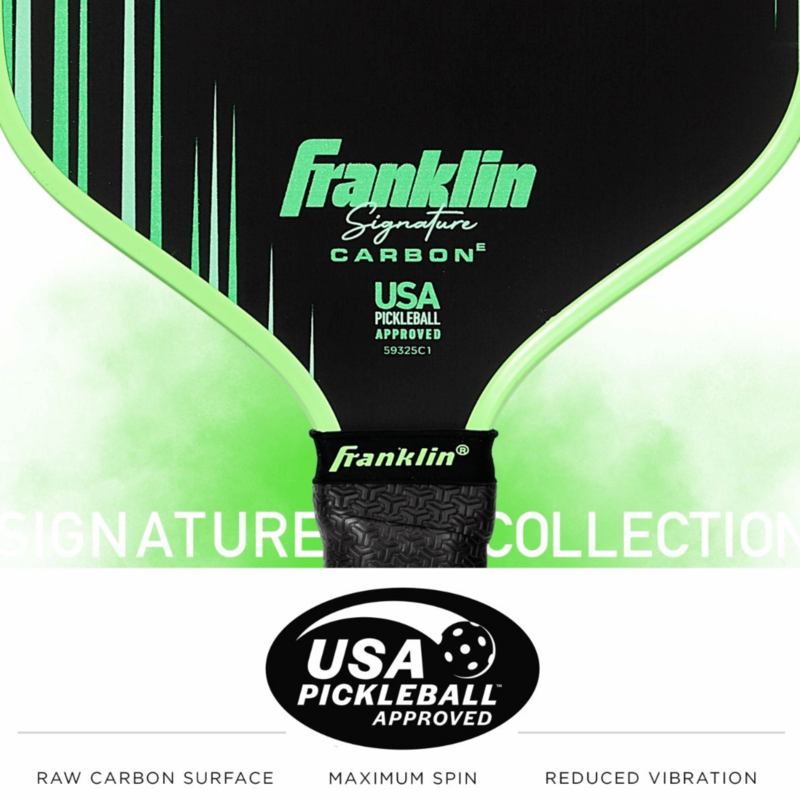 Franklin Signature Carbon Series 13mm Pickleball Paddle - Green - main image