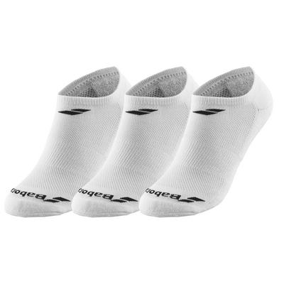Babolat Invisible Socks (3 Pairs) - White/Black - main image