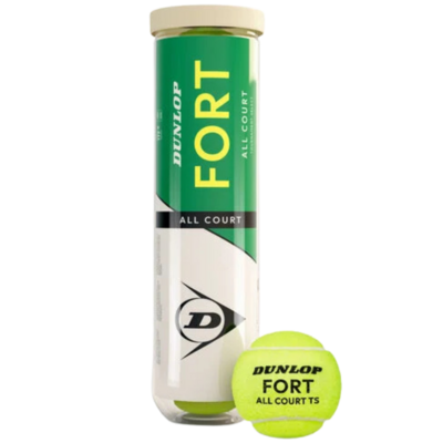 Dunlop Fort All Court Tournament Select Tennis Balls (4 Ball Tube) - main image