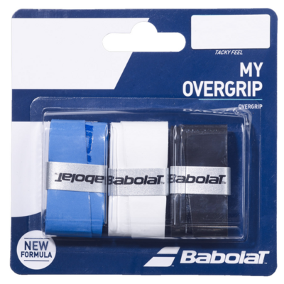 Babolat My Overgrips (Pack of 3) - White/Blue/Black - main image